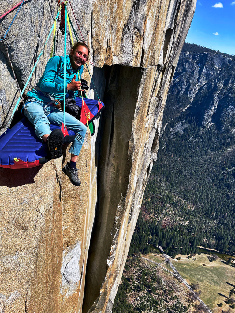 Amity lounging on El Cap